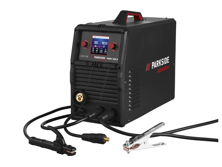 PARKSIDE PERFORMANCE Poste é souder avec technologie double pulsée PMPS 200 B, 200 A