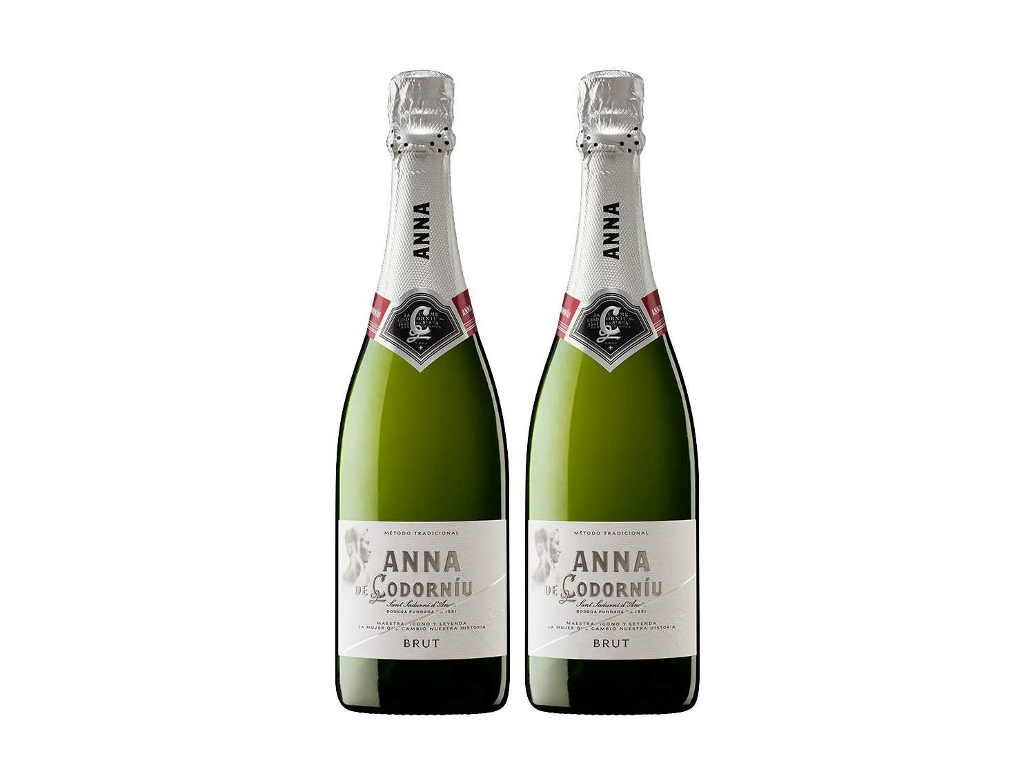 Estuche Anna de Codorniu Cava 2 botellas + Bombones Lindt