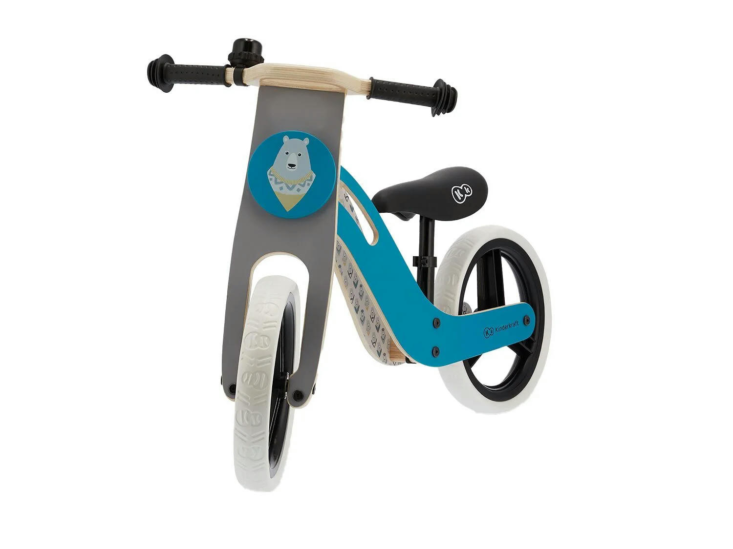 Kinderkraft Bicicleta sin pedales de madera infantil
