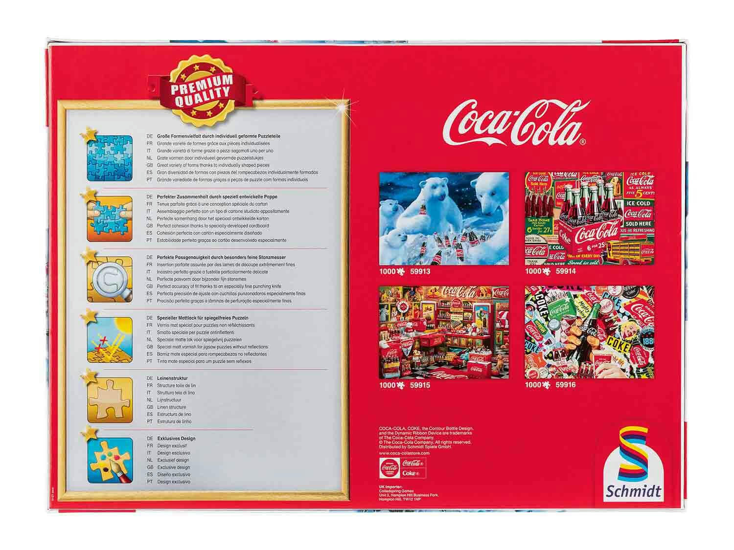 Schmidt Puzzle 1000 piezas de licencia