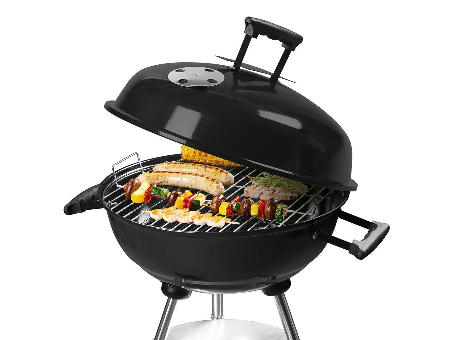 Barbacoa redonda de carbón 43 cm