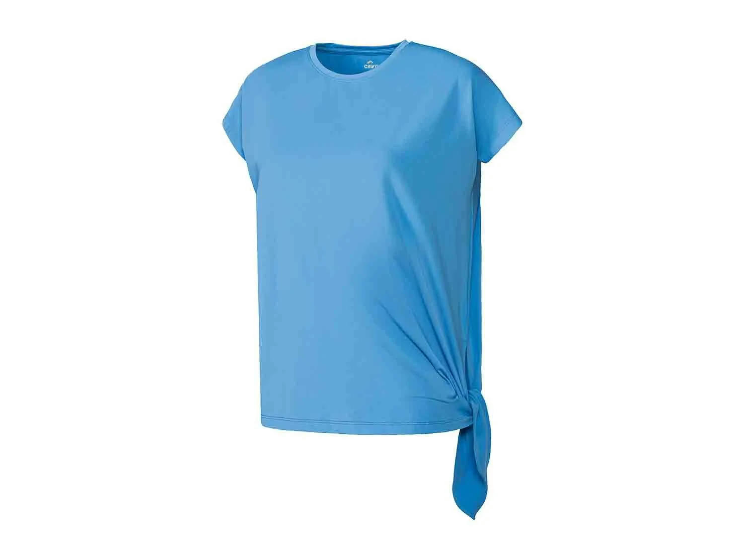 Camiseta técnica azul de manga corta para mujer