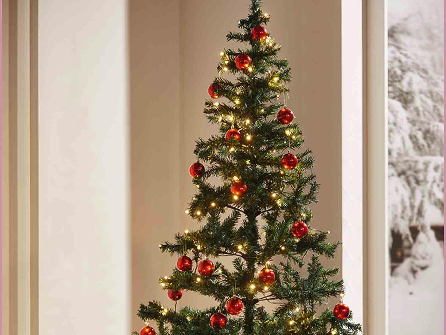 Árbol de navidad con LED 210 cm