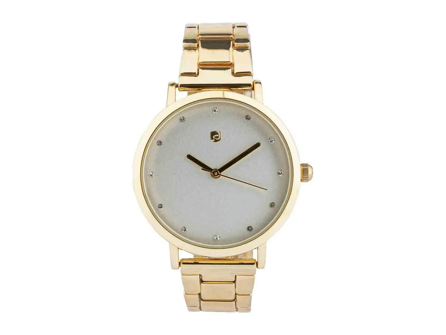 Set de reloj dorado y pulsera