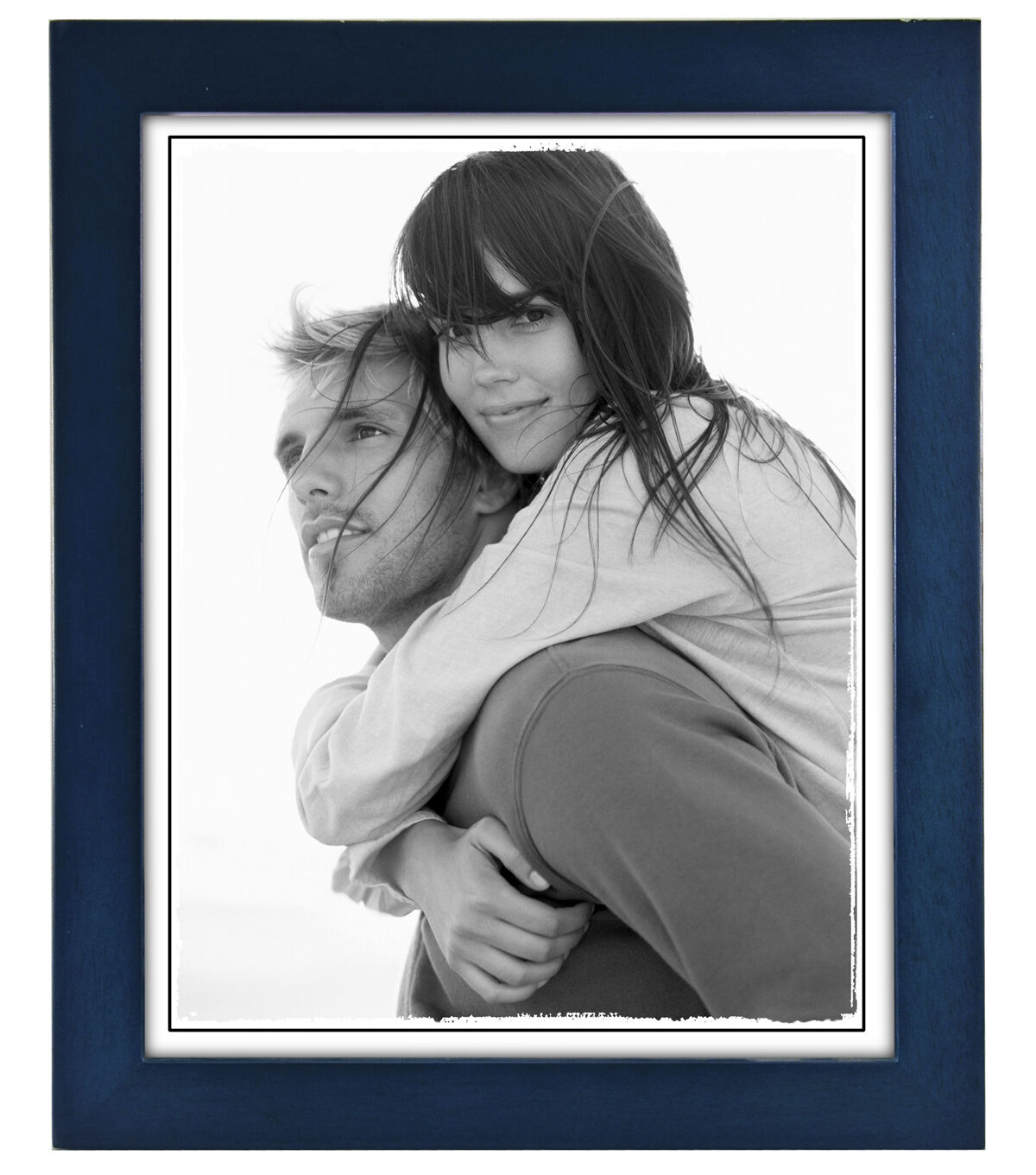 Malden Blue Linear Tabletop & Wall Picture Frame