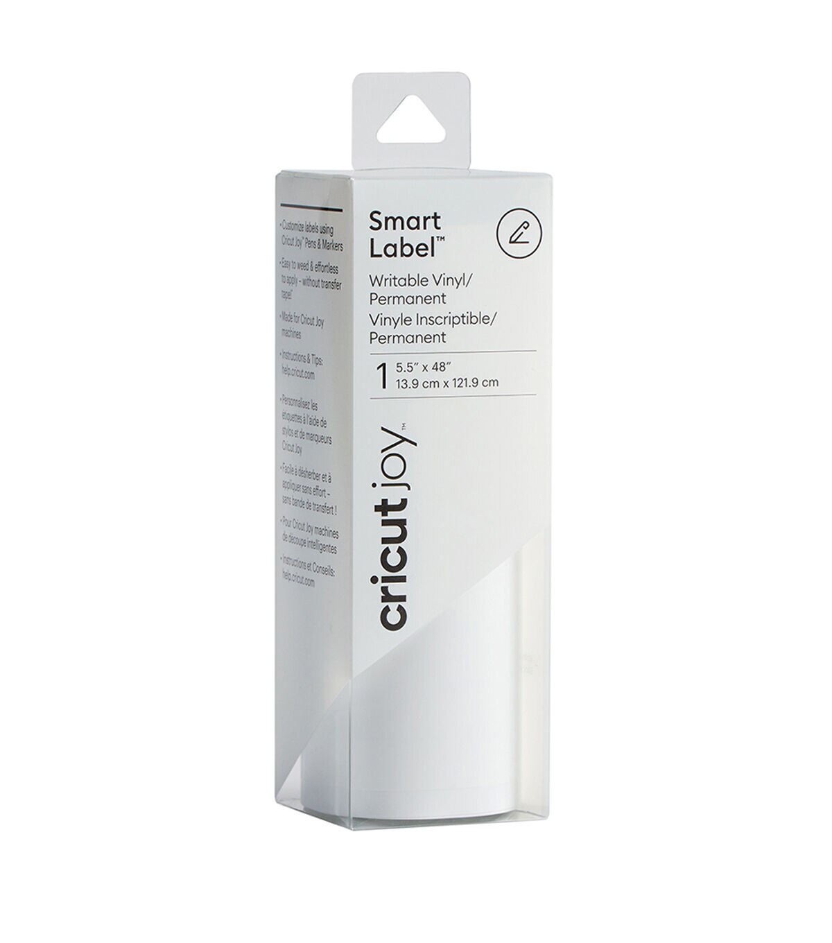 Cricut Joy 5.5 x 48 Smart Label Permanent Writable Vinyl Roll