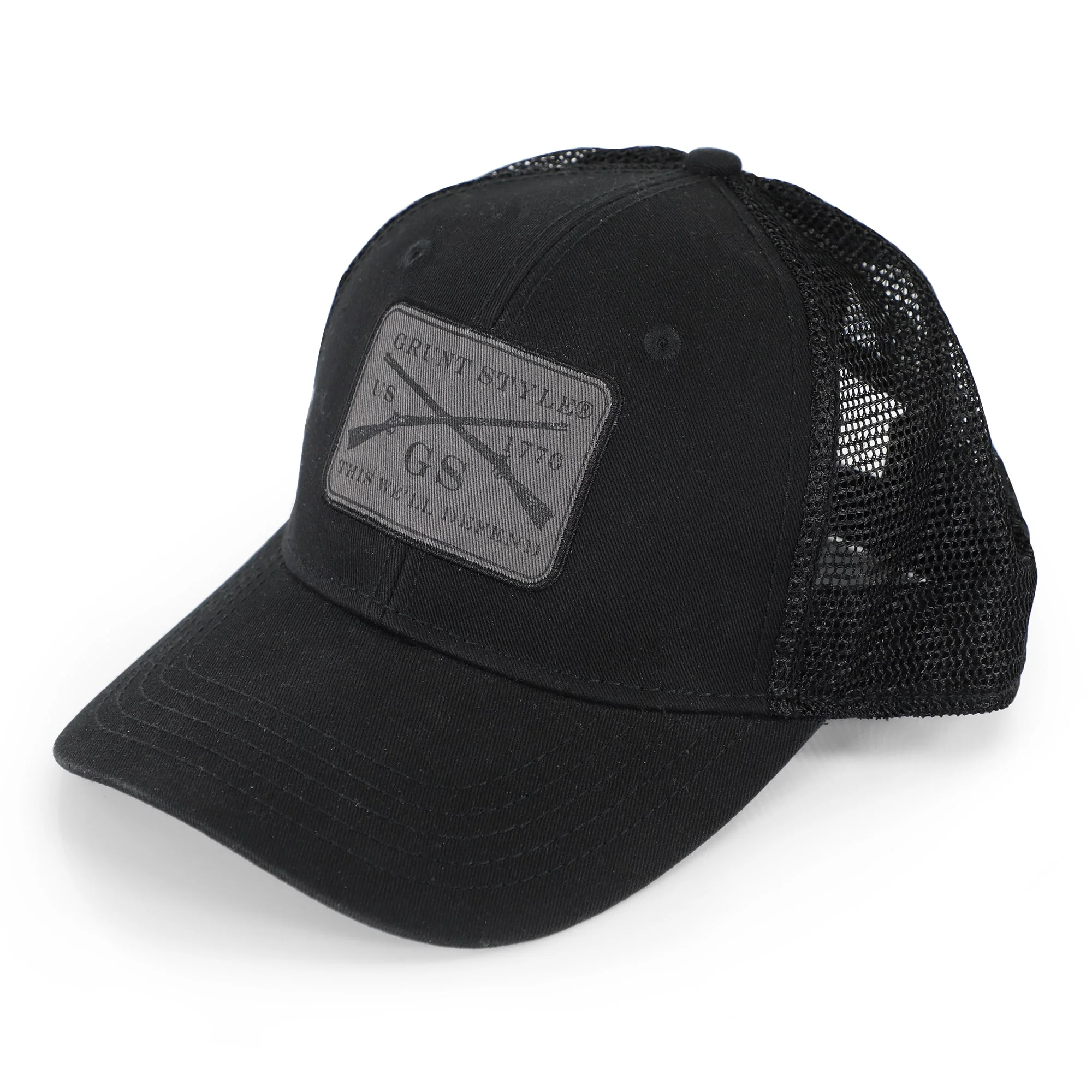 Twill Logo Hat - Black