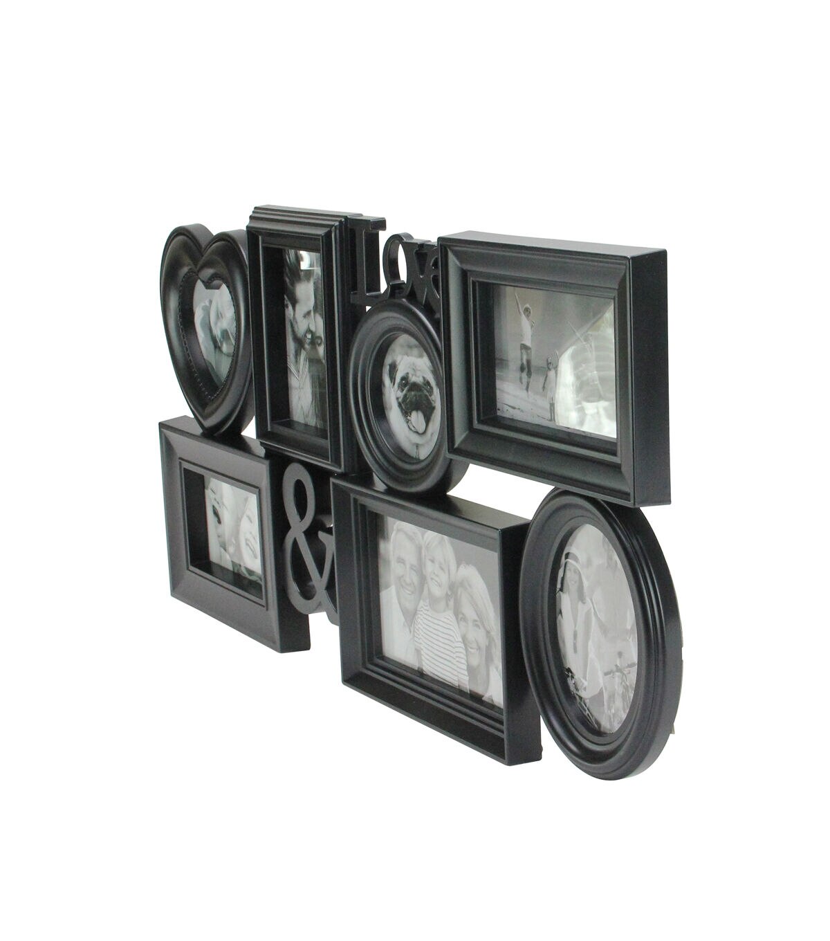 Northlight 27 Black Love & 5 Photo Collage Frame
