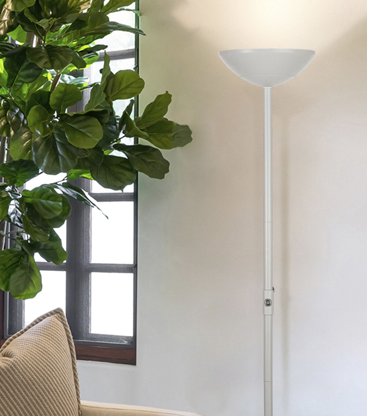 Brightech SkyLite LED Floor Lamp - White