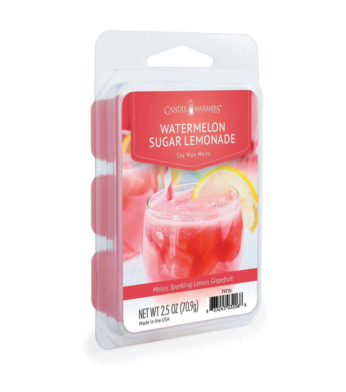 Candle Warmers 2.5oz Watermelon Lemonade Wax Melts