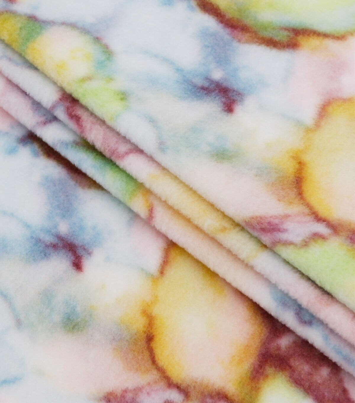 Watercolor Tie Dye Anti Pill Fleece Fabric