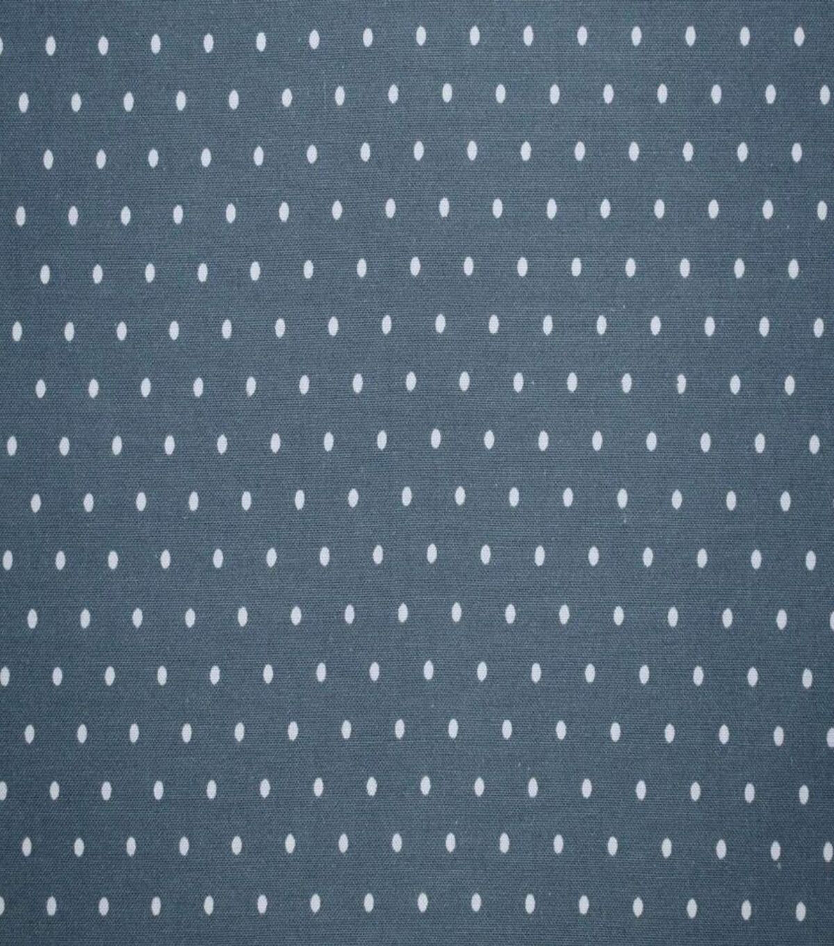Pin Dots on Bluefin Quilt Cotton Fabric by Quilter's Showcase