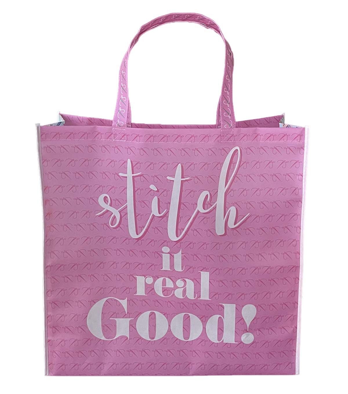 20 Stitch Good Go Green Reusable Tote Bag