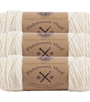 Lion Brand Fishermen's 348yds Worsted Wool Yarn 3 Bundle