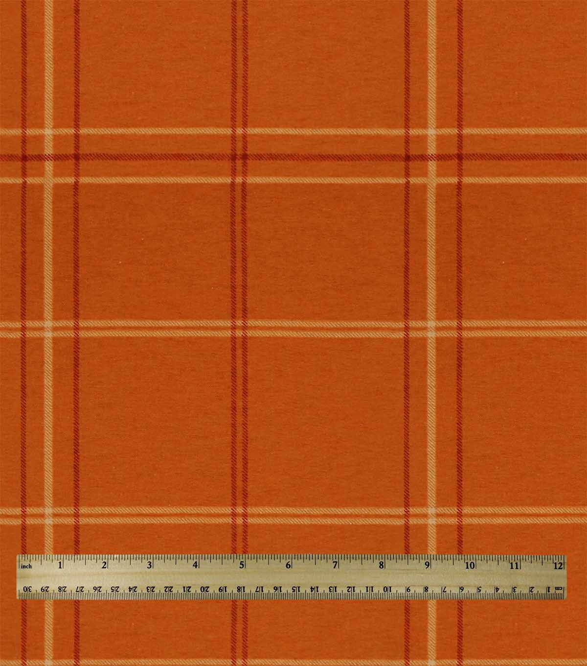 Dark Brown Plaid Super Snuggle Flannel Fabric
