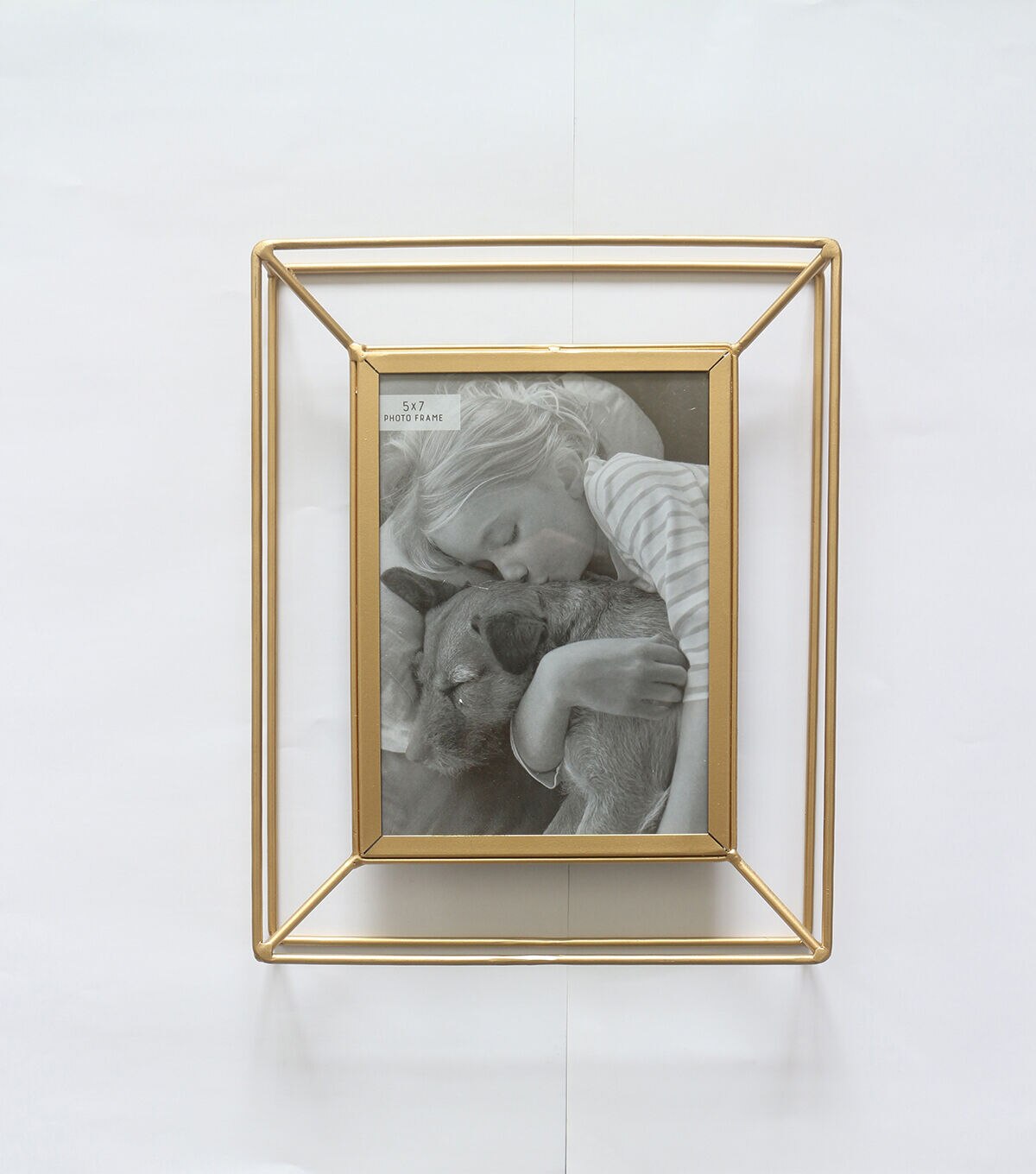 Innovative Home Creations 5 x 7 Gold Metal Picture Frame