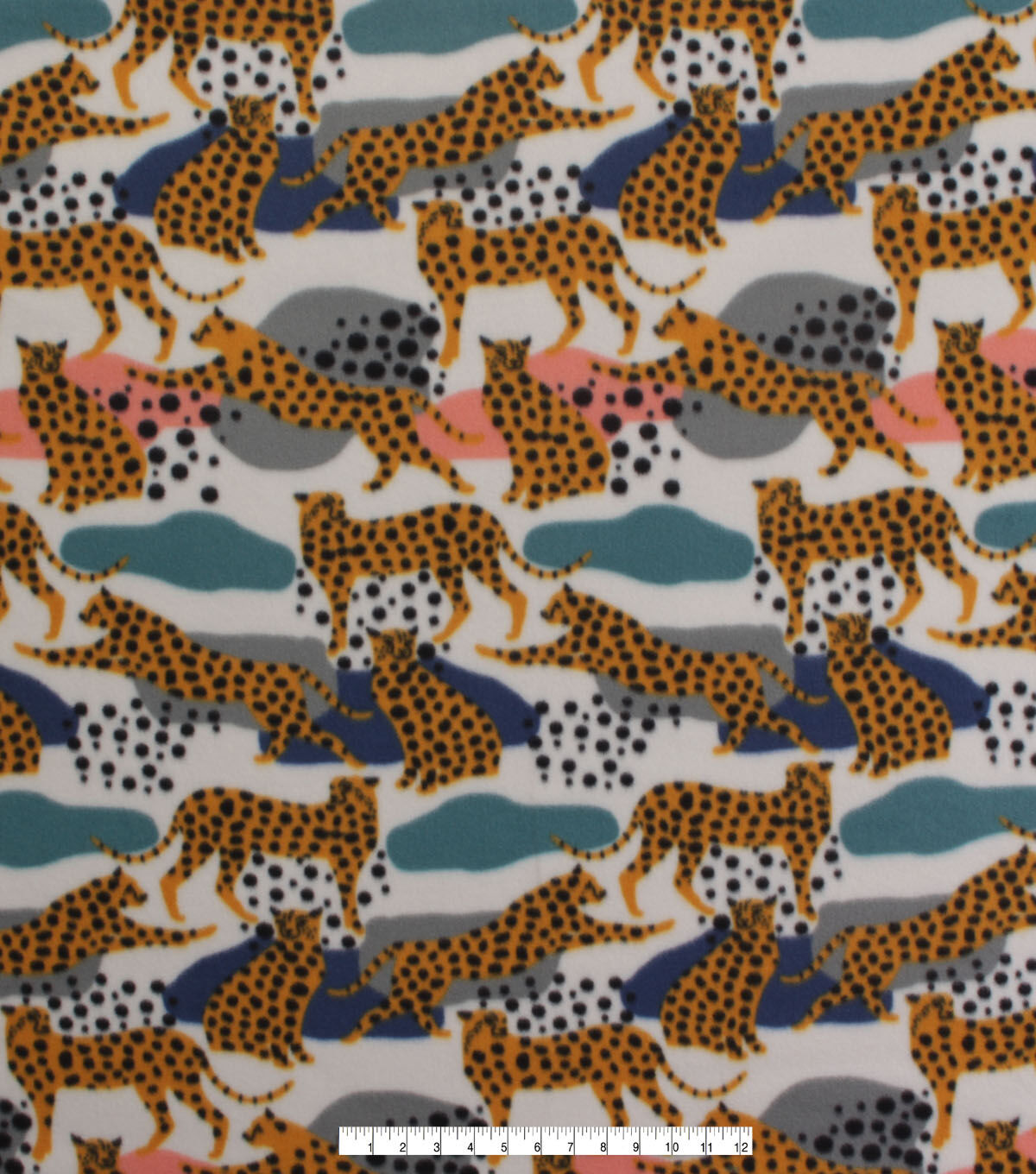 Big Cats Blizzard Fleece Fabric