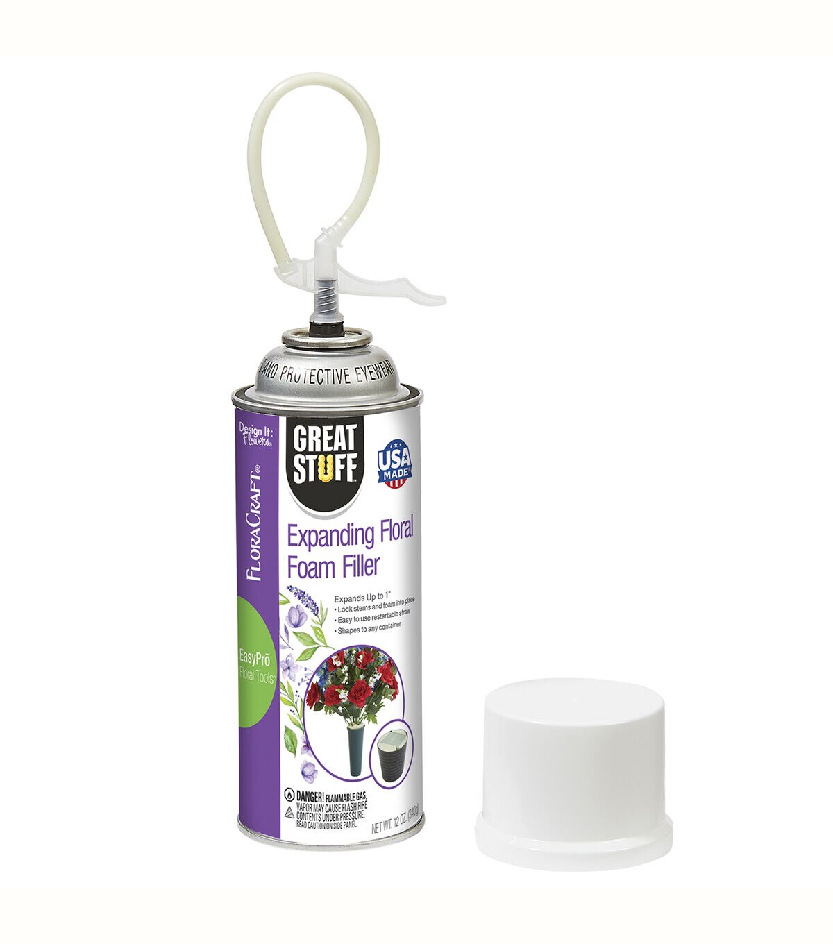 FloraCraft Great Stuff Expanding Floral Foam Filler 12 Ounce