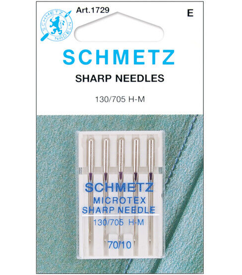 Schmetz Sharp Machine Needles 5pcs Size 70/10