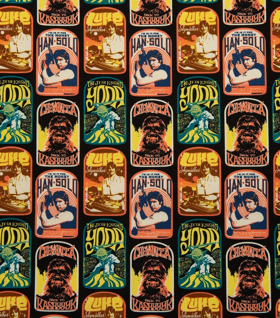 Star Wars Rebel Cast Badges Cotton Fabric