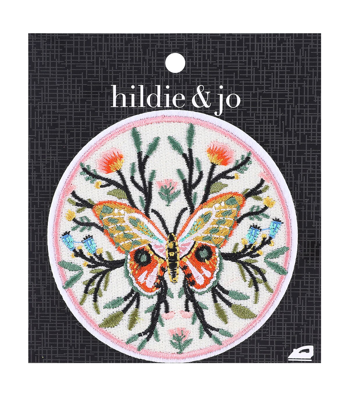 3 Multicolor Butterfly With Floral Iron On Patch by hildie & jo