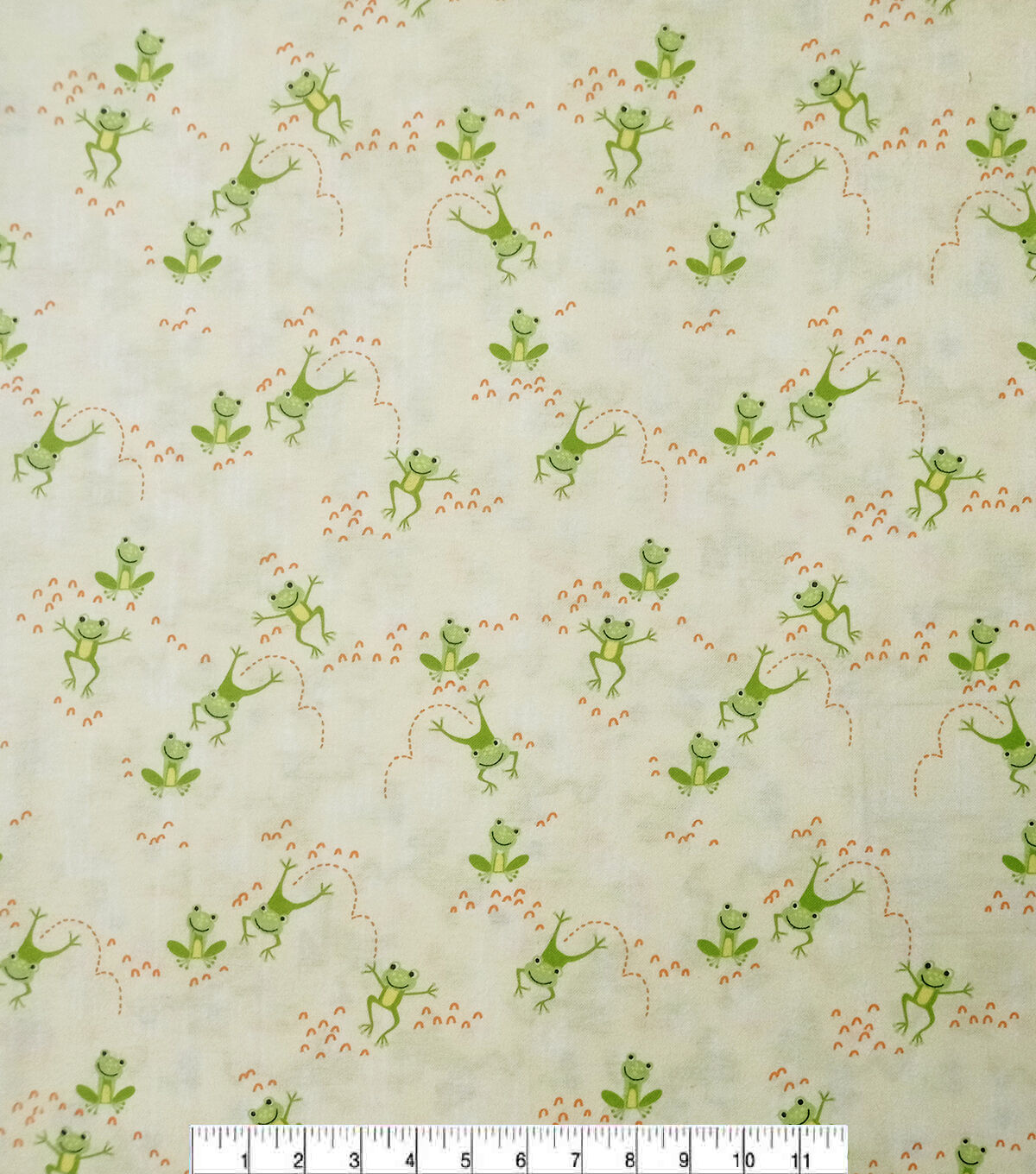 Leap Frogs Super Snuggle Flannel Fabric