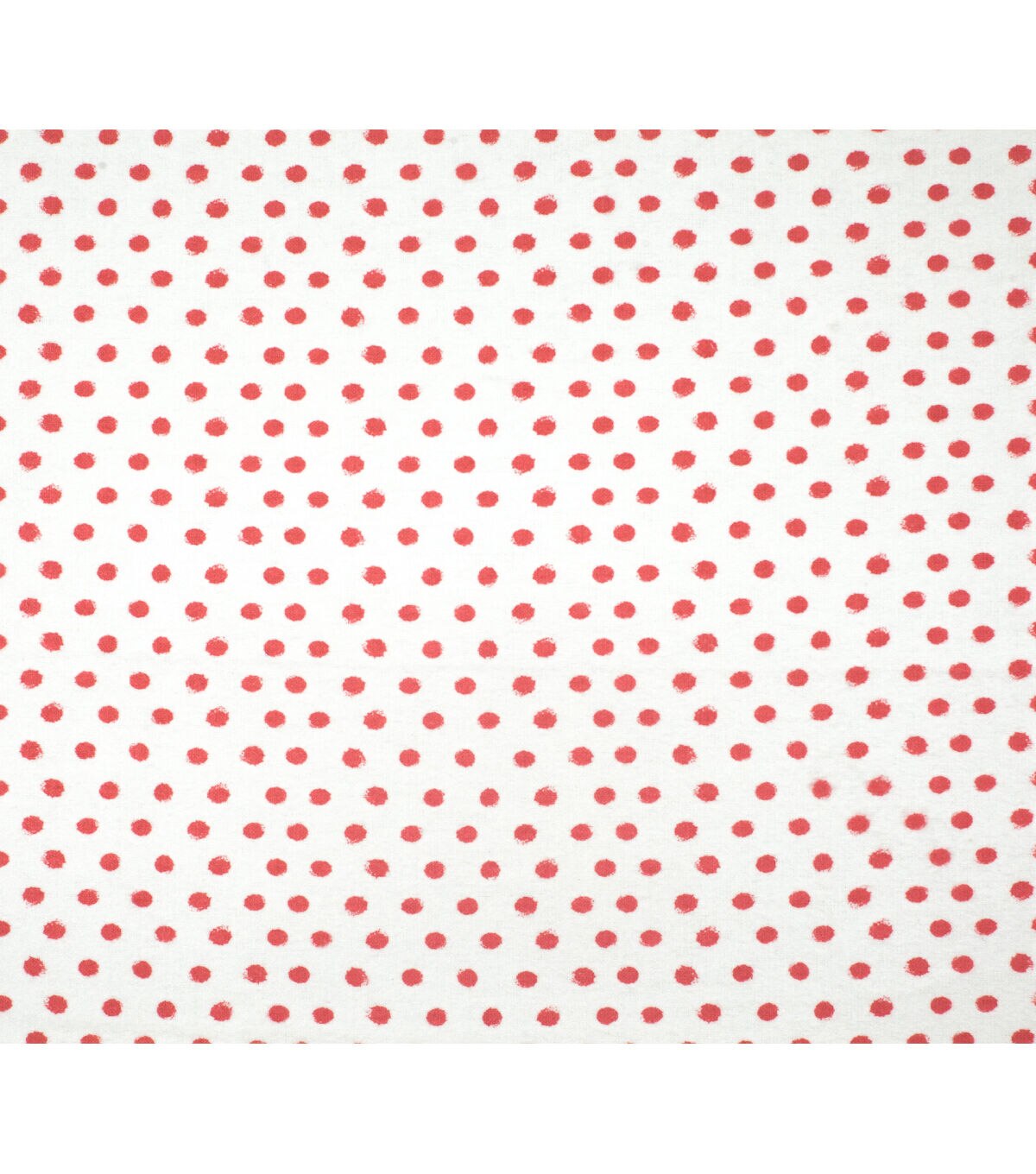 Coral Dots Super Snuggle Flannel Fabric