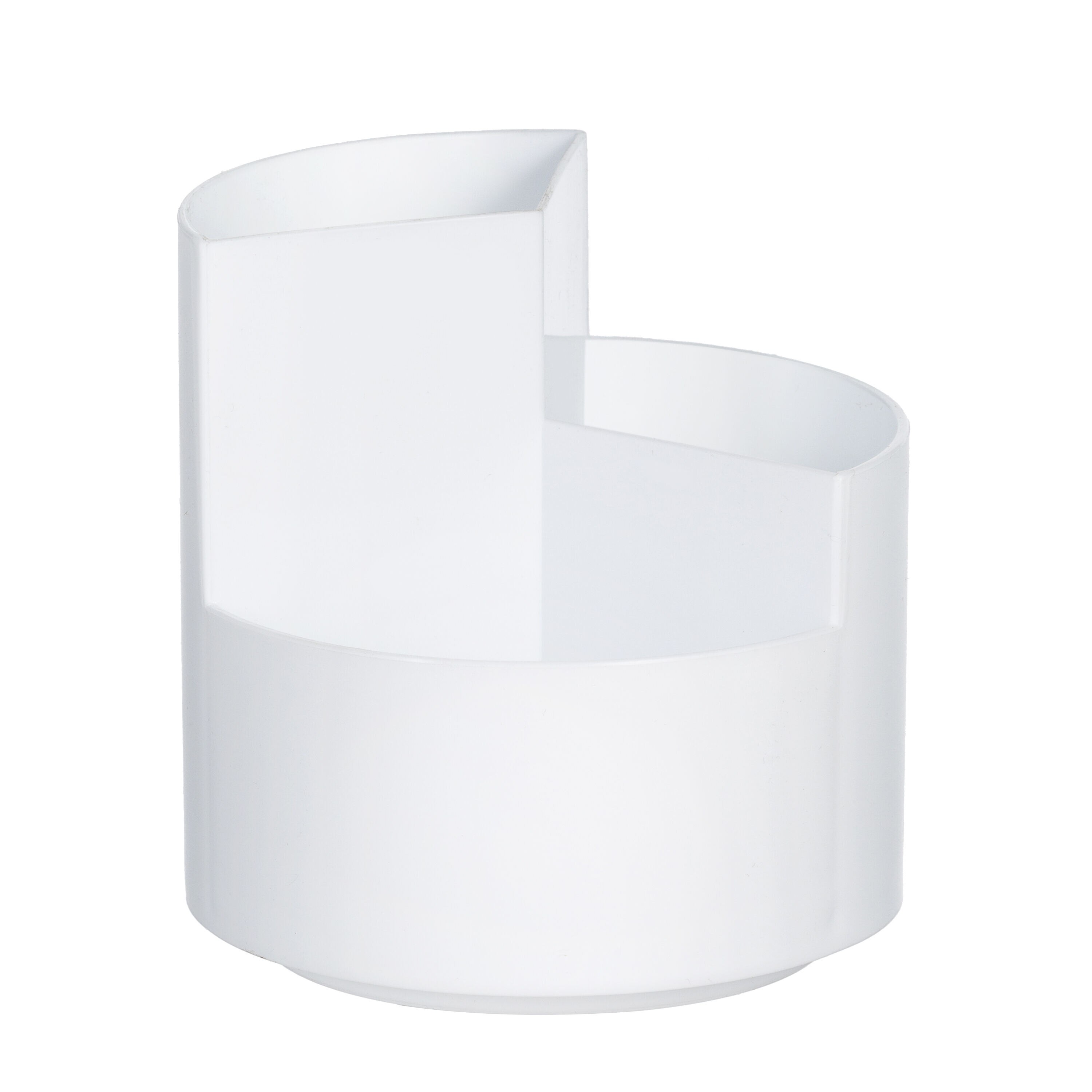 4.5 White Rotating Organizer With 3 Compartments by Top Notch