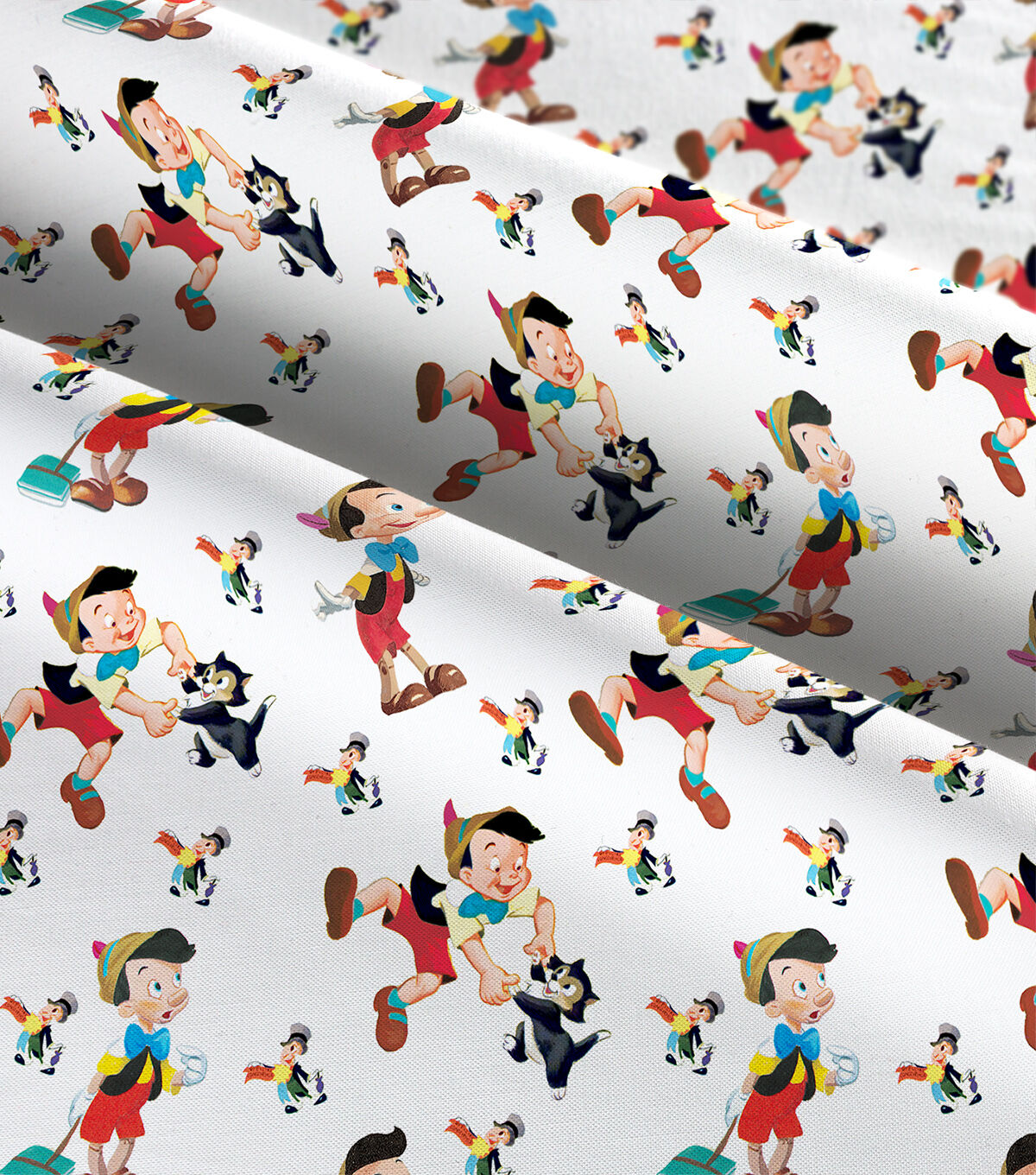 Pinocchio Offical Conscience Cotton Fabric