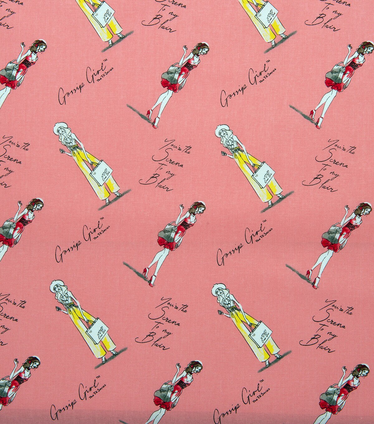 Gossip Girl Upper East Side Cotton Fabric