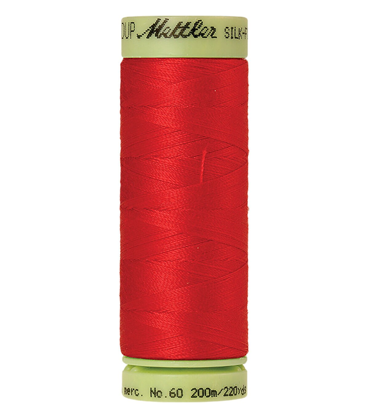 Mettler 220yd Silk Finish 60wt Cotton Thread 5ct