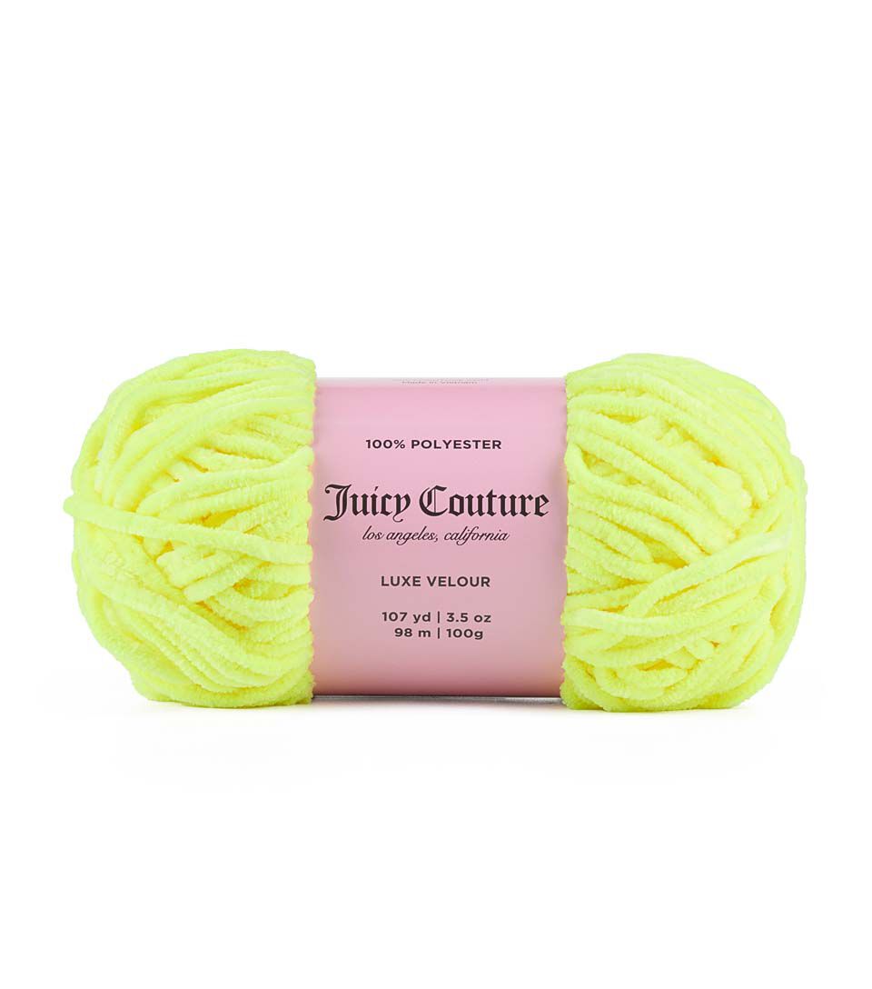 Juicy Couture Luxe Velour 107yds Bulky Polyester Yarn
