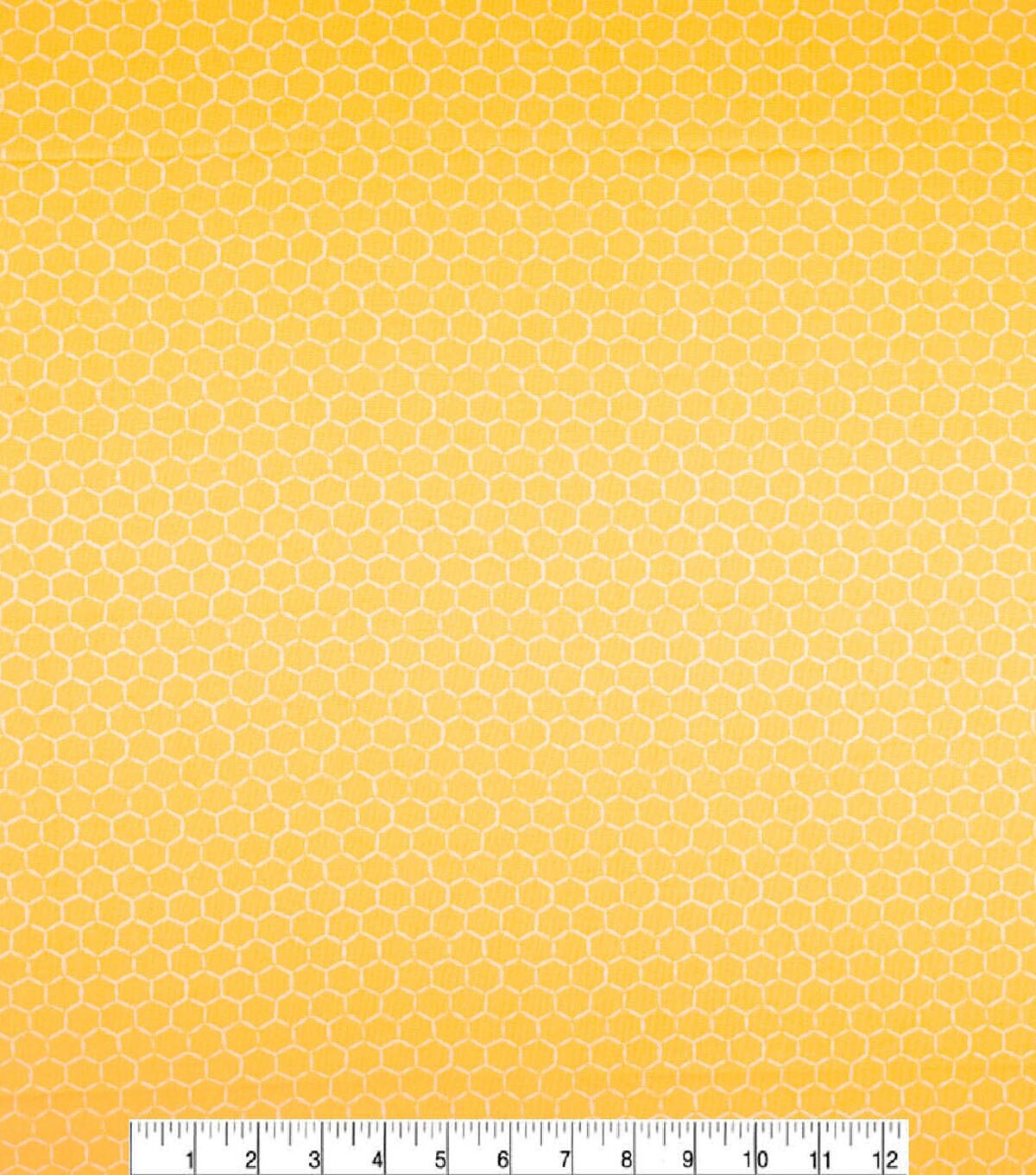 Yellow Honeycomb Quilt Cotton Fabric by Keepsake Calico