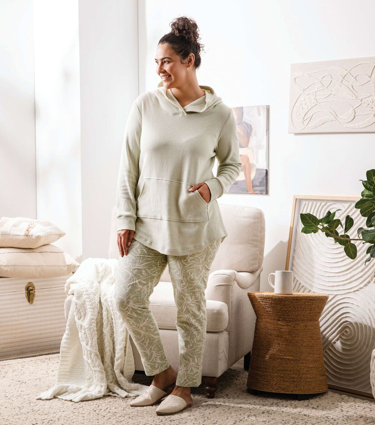 108 Teal Wheat Wide Flannel Fabric