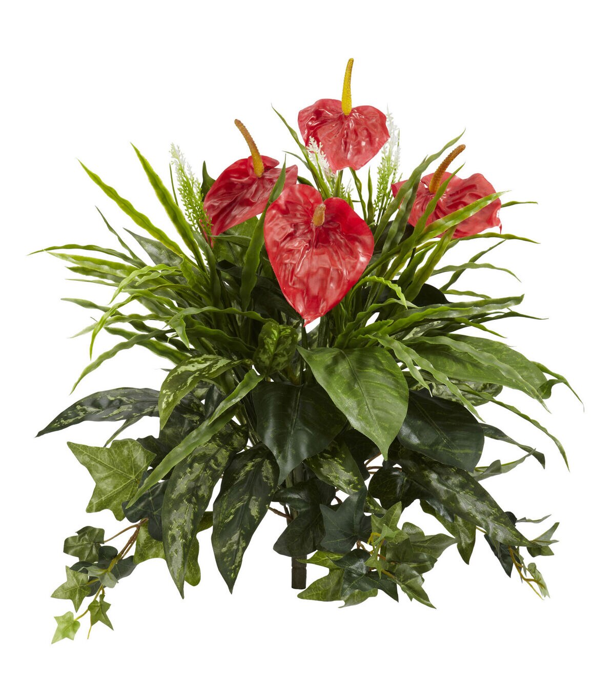 Nearly Natural 24 Mixed Anthurium Artificial Plant 2ct