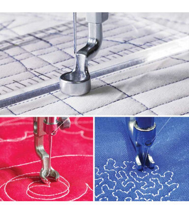 The Grace Company 4ct Q'nique Multi Size Hopping Foot Kit