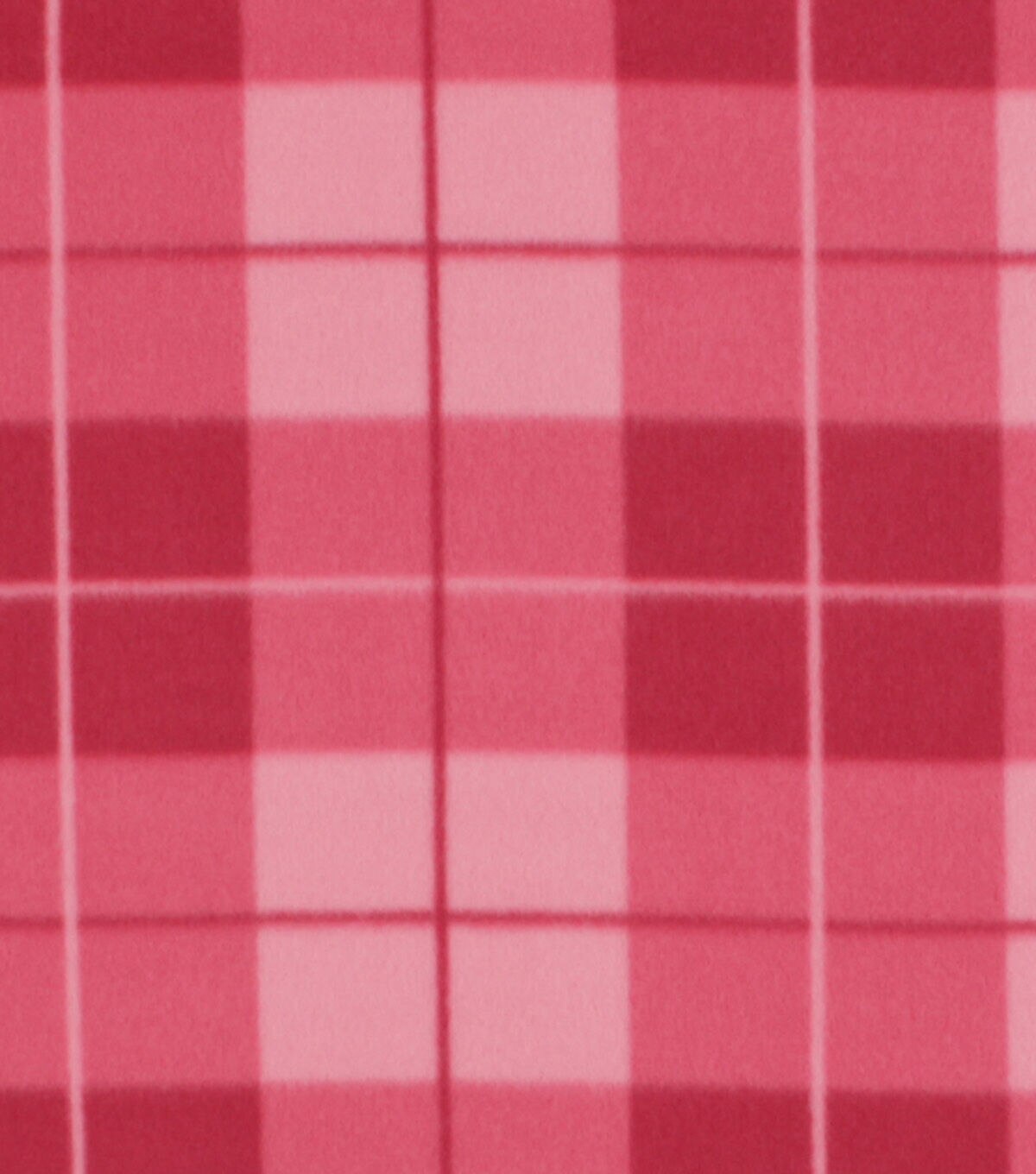 Red Box Plaid Blizzard Prints Fleece Fabric