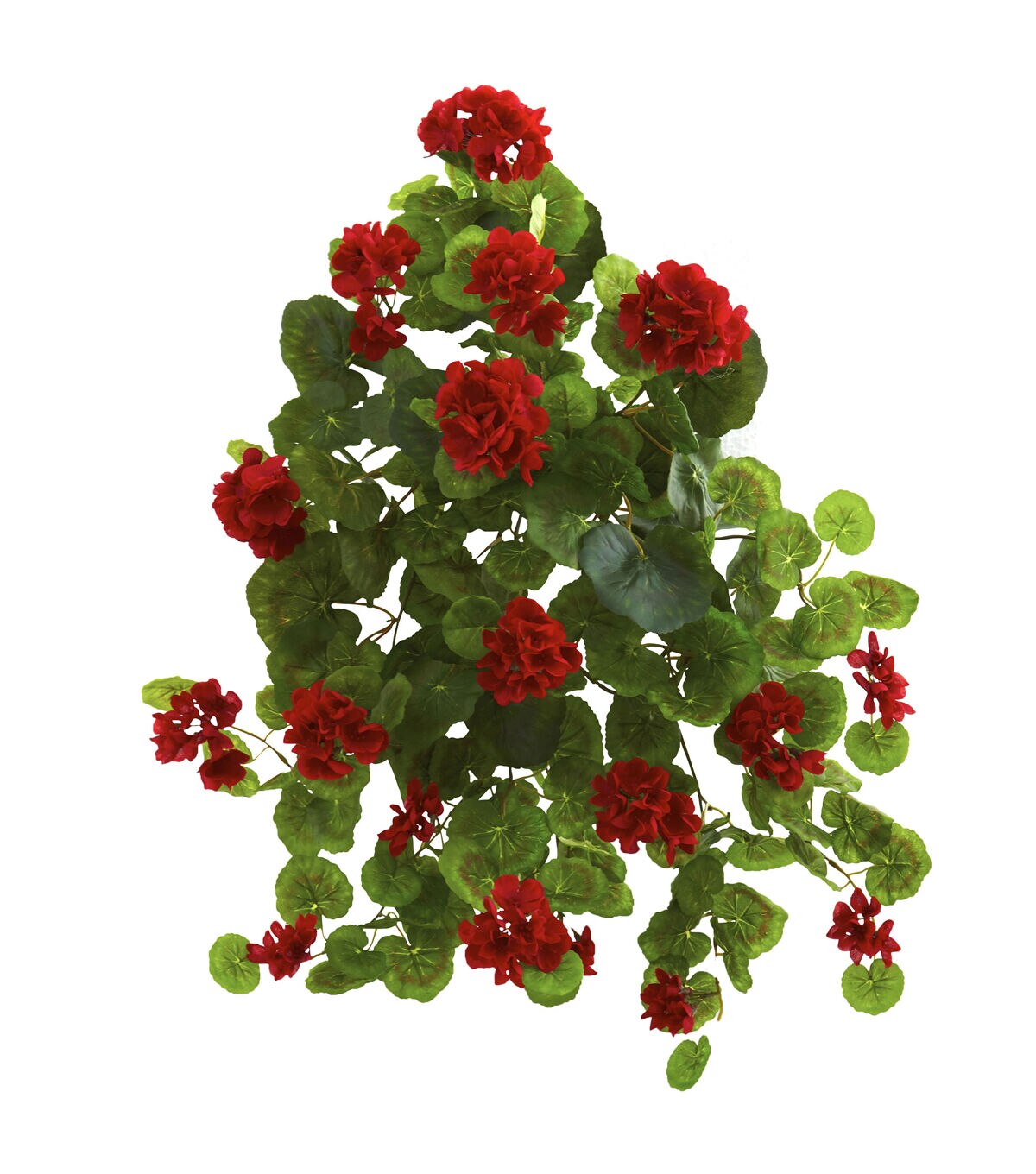 Nearly Natural 26in. Geranium Artificial Plant 2pc