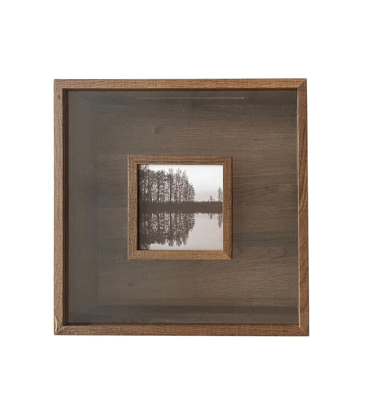 13 x 13 Walnut 5 x 5 Wood Card Box by Place & Time