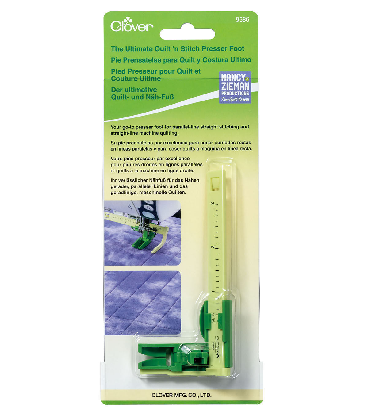 Clover The Ultimate Quilt N Stitch Presser Foot