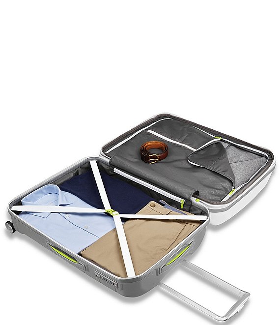 Freedom Hardside Collection Two-Tone Color Expandable Large Spinner Suitcase