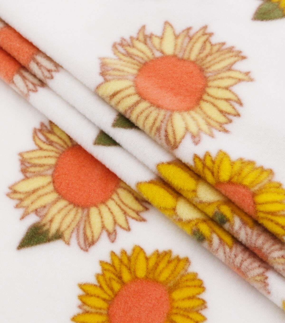 POP! Sunflowers Lightweight Fleece Fabric