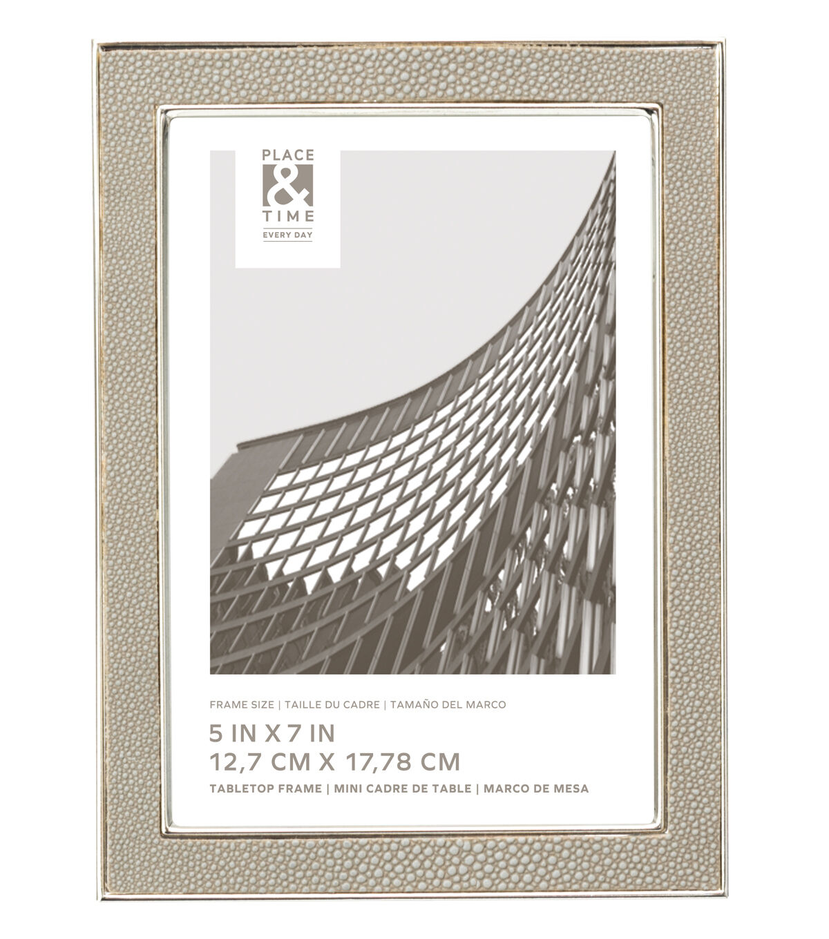 5 x 7 Leather Tabletop Picture Frame by Place & Time