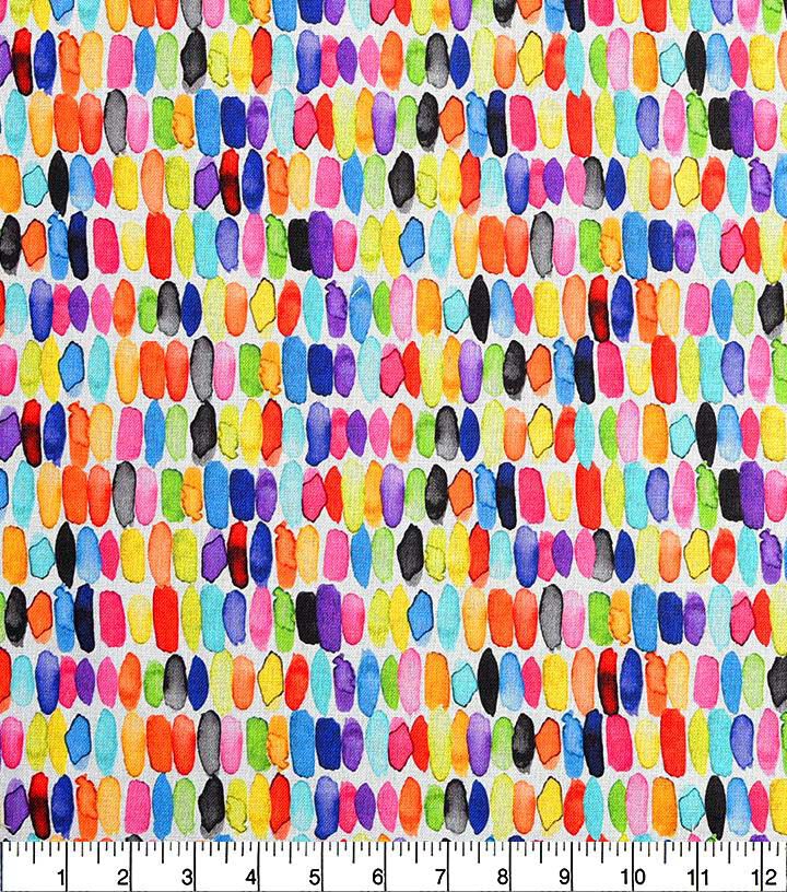 18 x 21 Watercolor Quilt Cotton Fabric Quarter by Keepsake Calico