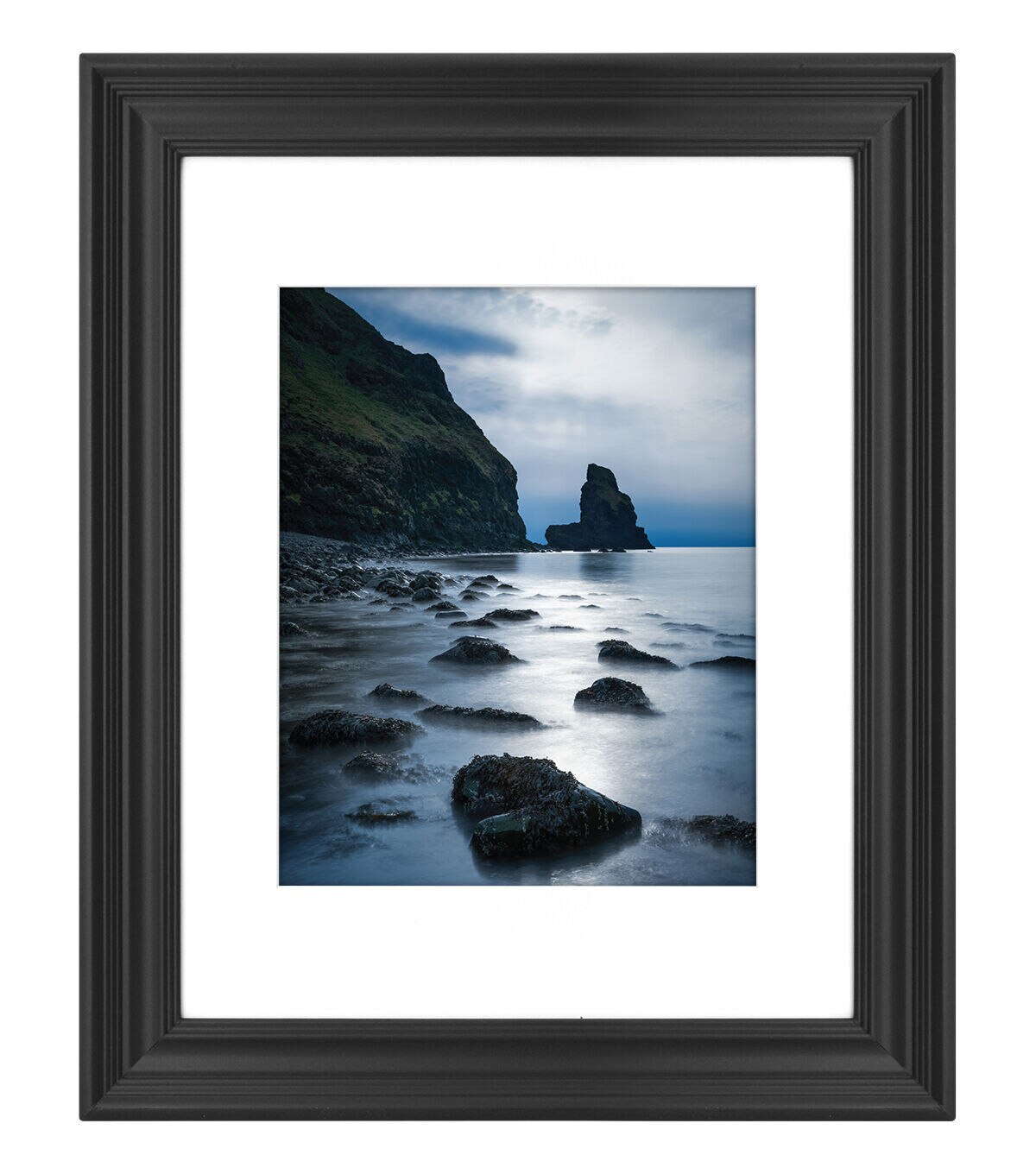 Walden Woods 11x14 Matted to 8x10 Black Wall Frame