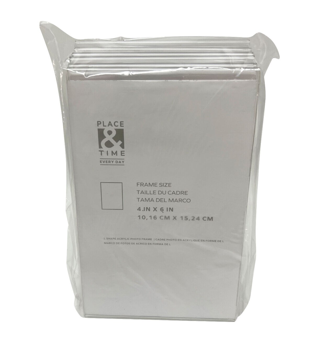 4 x 6 Acrylic Tabletop Picture Frames 6pk by Place & Time