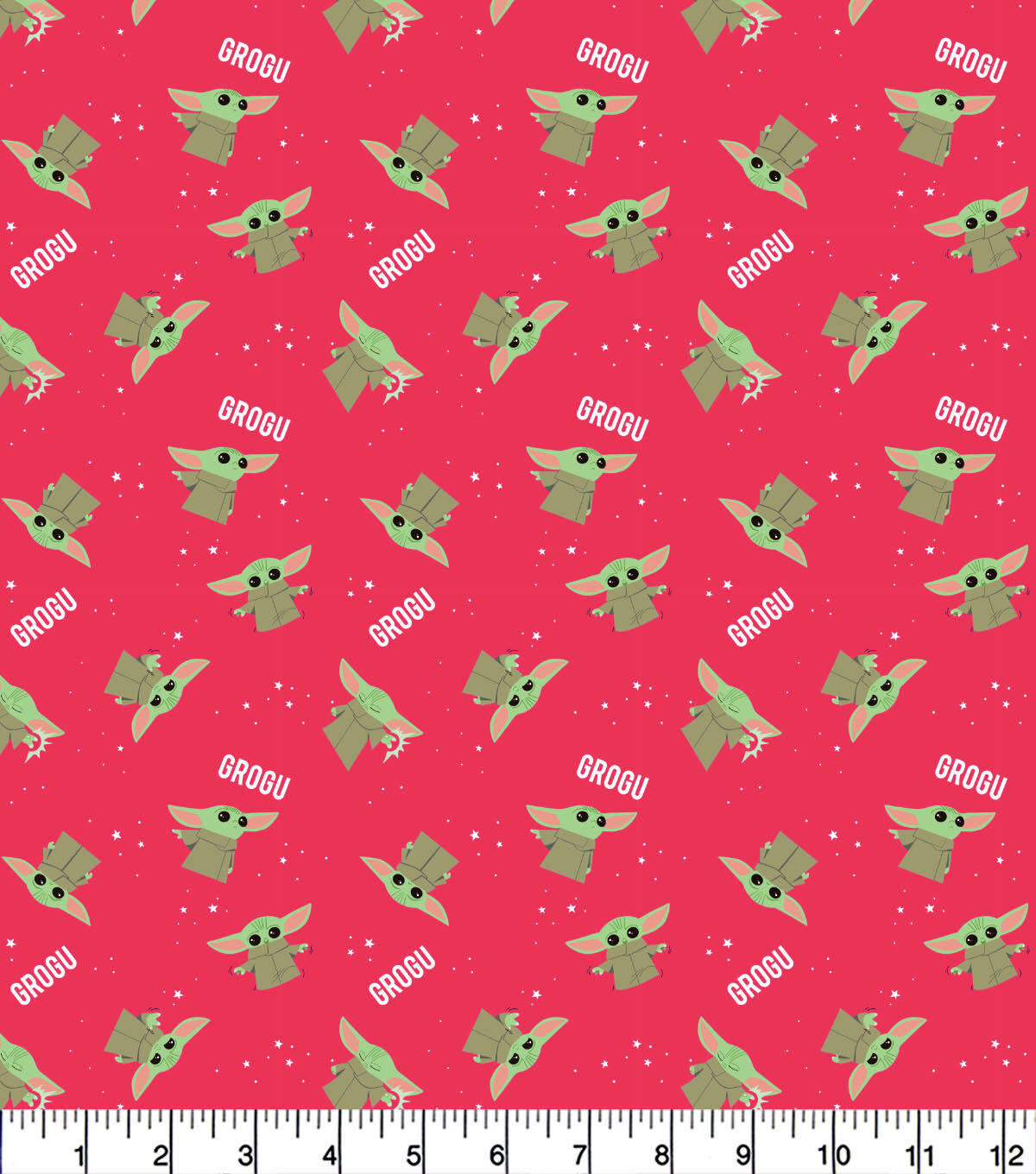 Mandalorian Poses And Stars Flannel Fabric