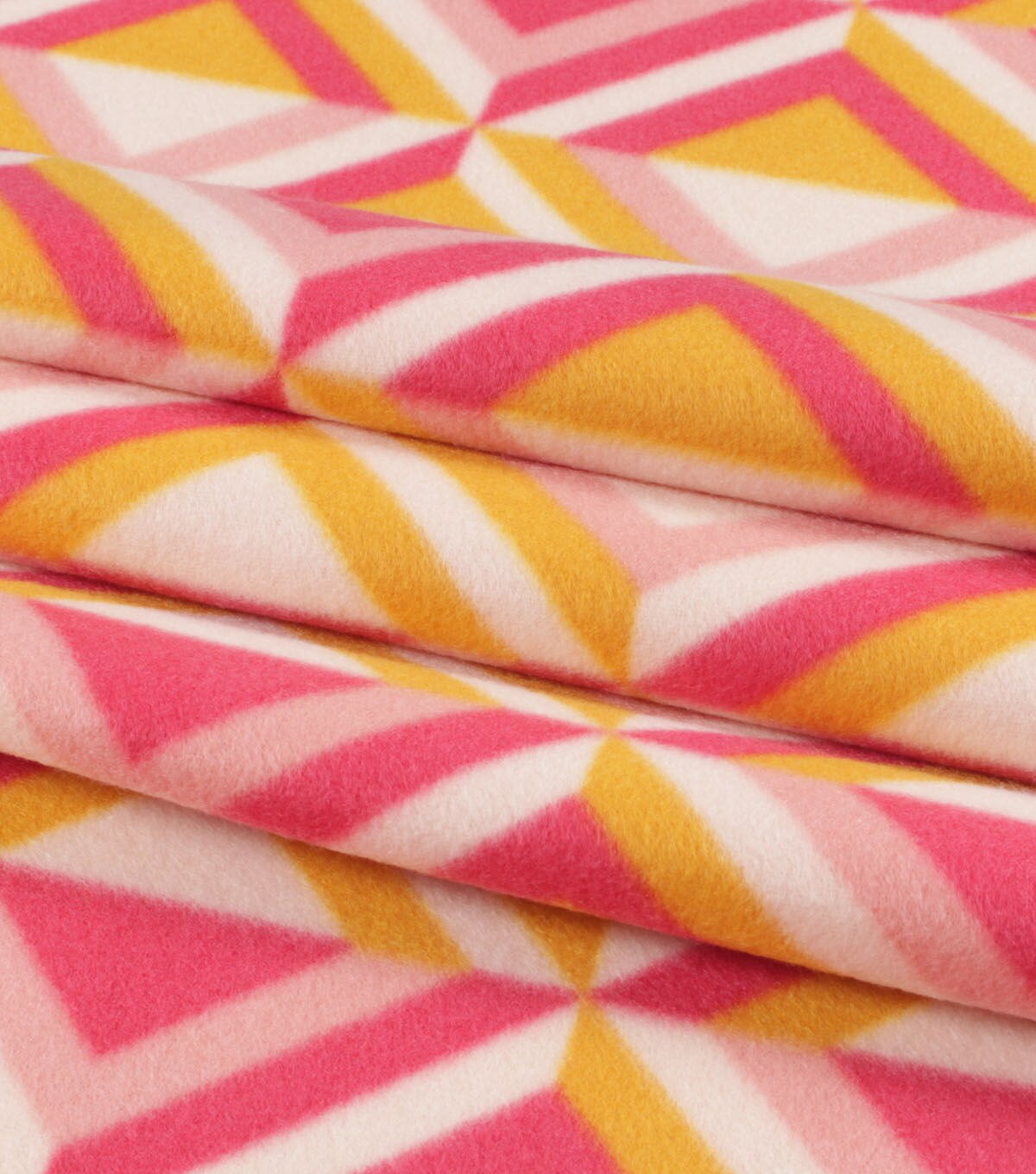 Retro Diamonds Blizzard Fleece Fabric