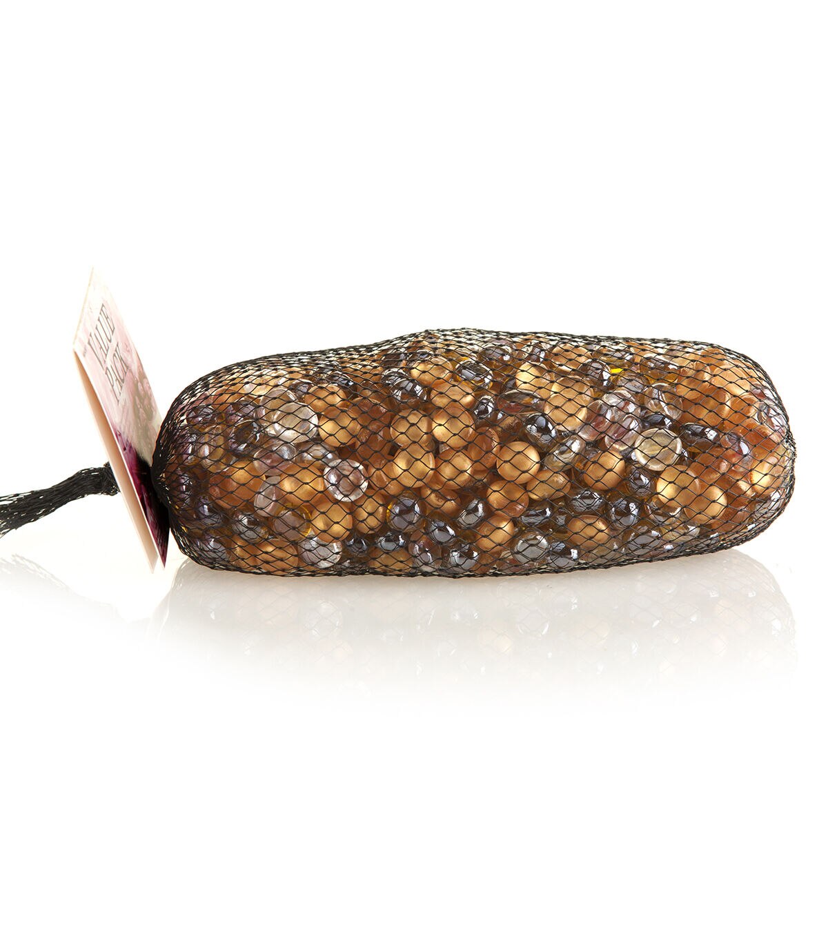 42oz Golden Glaze Glass Gem Bowl Fillers by Bloom Room