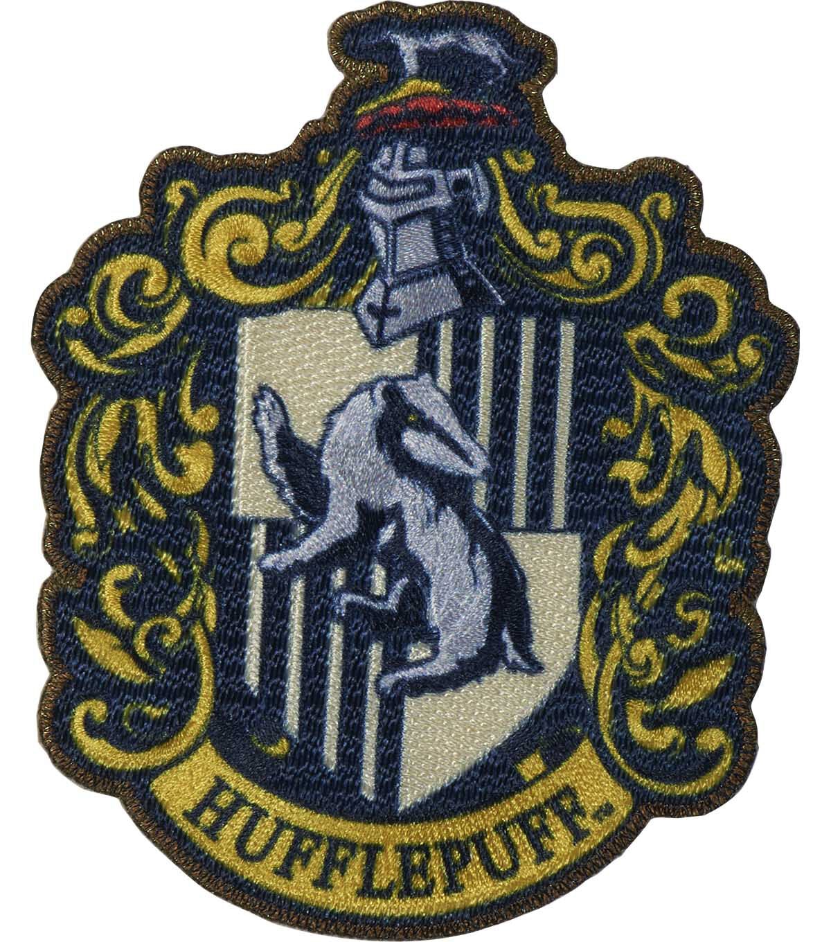 Warner Brothers 3.5 x 4 Harry Potter Hufflepuff House Iron On Patch